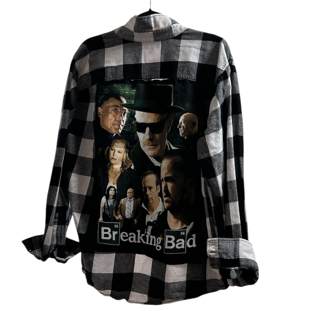 BREAKING BAD handmade custom original oversized flannel shirt